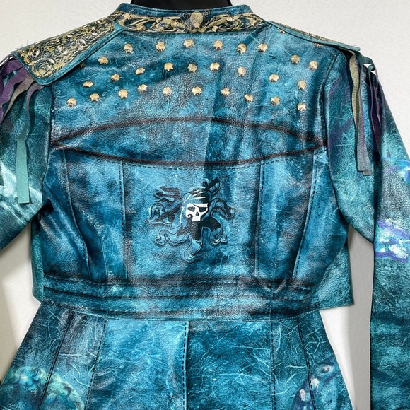 Disney Descendants 2 Uma Halloween Costume Dress Jacket Girls 9-10 - Picture 9 of 16